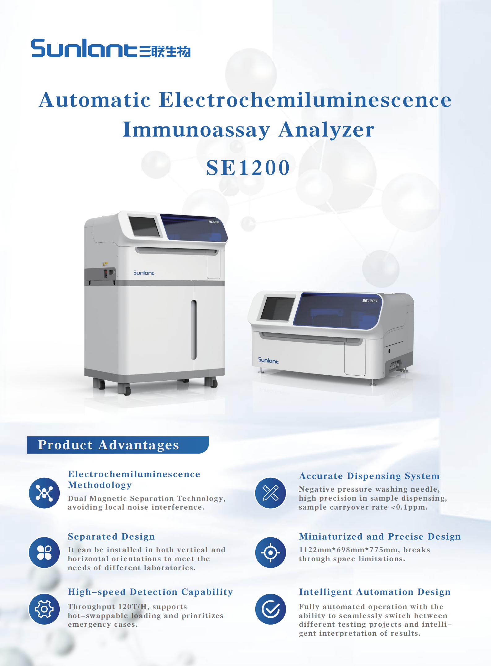 提取自Sunlant Electrochemiluminescence Immunoassay Analyzer -rev20230803